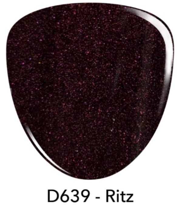 Nail polish swatch / manicure of shade Revel Ritz