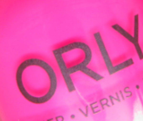 Nail polish swatch / manicure of shade Orly Neon Heat