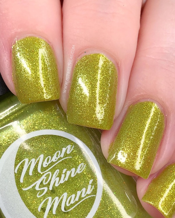 Nail polish swatch / manicure of shade Moonshine Mani As Cuddly As A Cactus