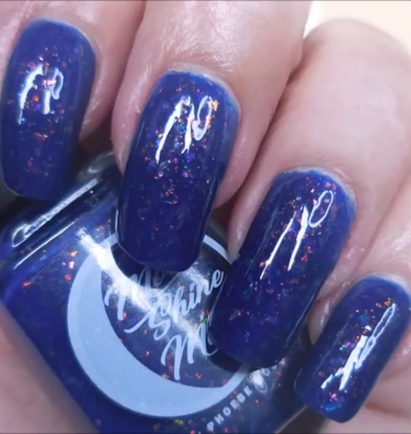 Nail polish swatch / manicure of shade Moonshine Mani How You Doin