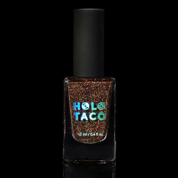 Nail polish swatch / manicure of shade Holo Taco Choco-Holo
