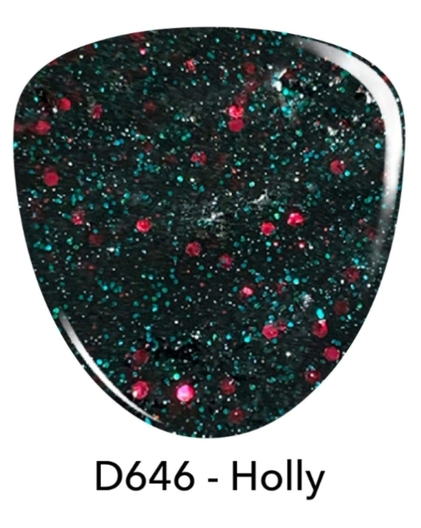 Nail polish swatch / manicure of shade Revel Holly