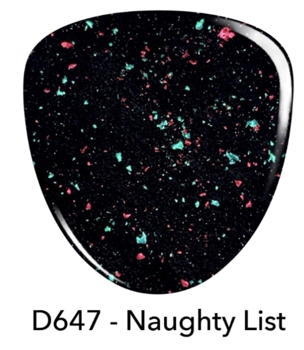 Nail polish swatch / manicure of shade Revel Naughty List