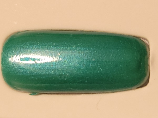 Nail polish swatch / manicure of shade Kleancolor Mystic Grass