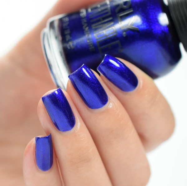 Nail polish swatch / manicure of shade Orly You're on Sapphire