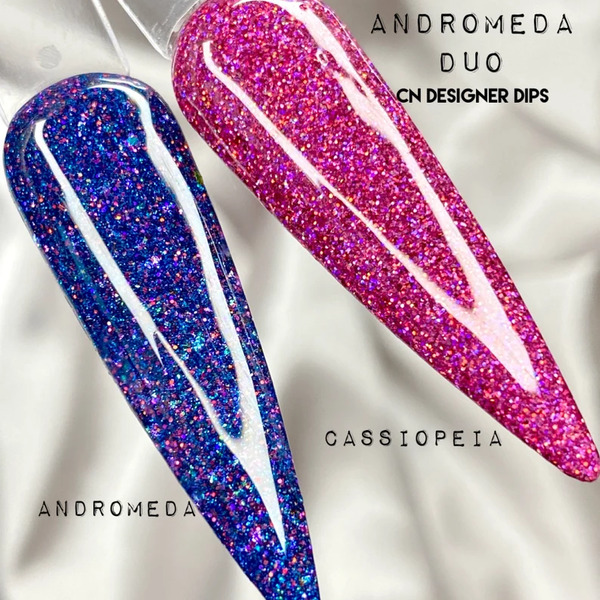 Nail polish swatch / manicure of shade CN Designer Dips Cassiopeia