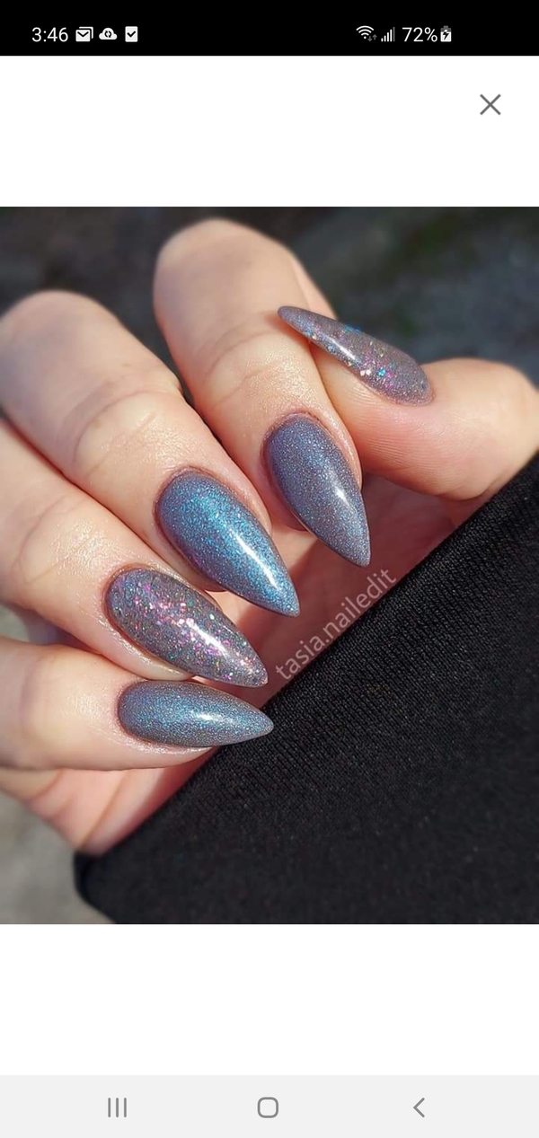 Nail polish swatch / manicure of shade Double Dipp'd "Eye" Shimmer