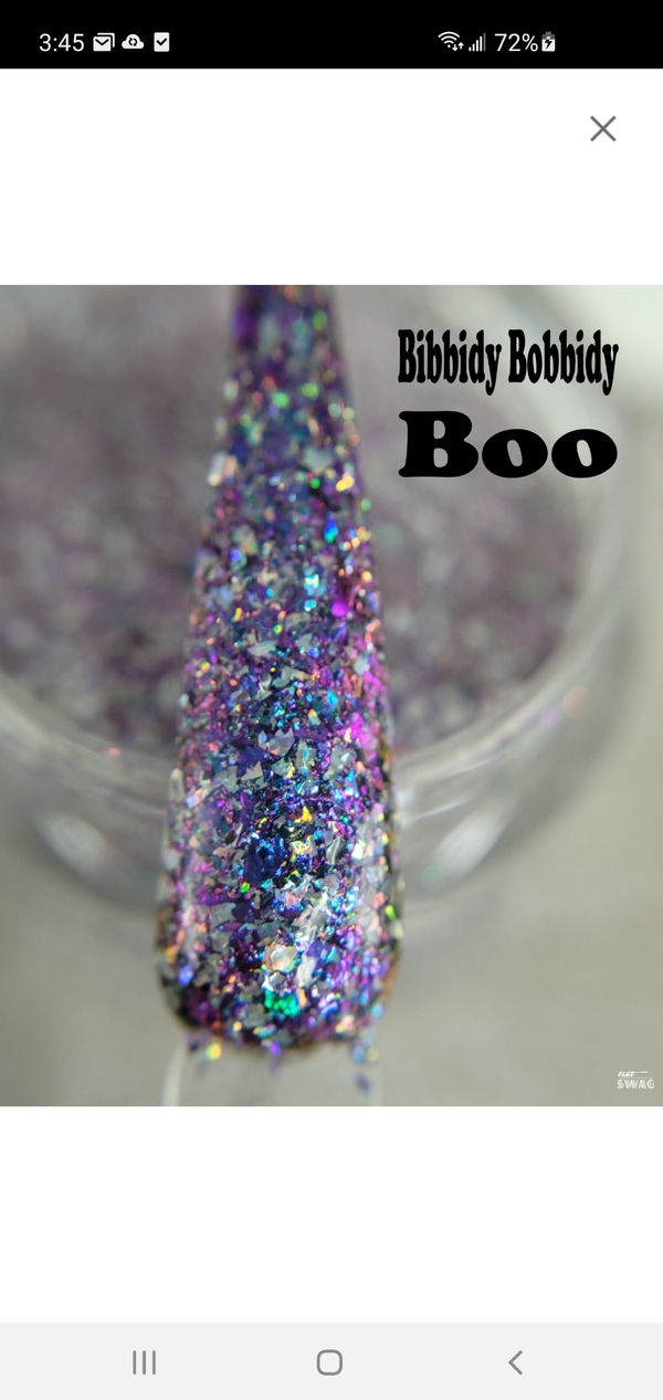 Nail polish swatch / manicure of shade Double Dipp'd Bibbidi Bobbidy Boo