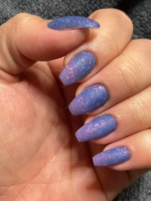 Nail polish swatch / manicure of shade Double Dipp'd Boots and Sass