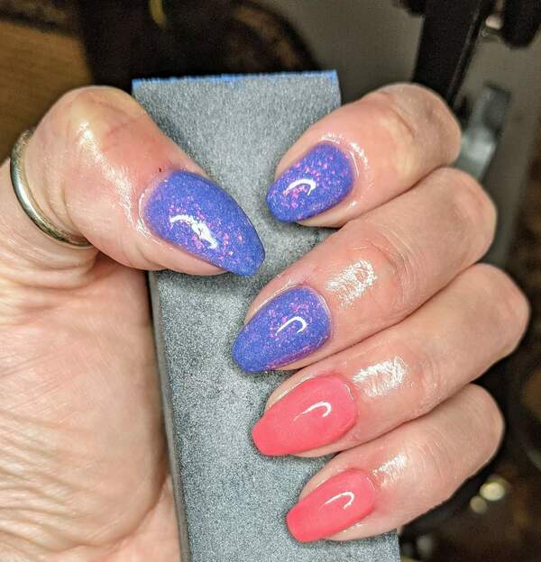 Nail polish swatch / manicure of shade Double Dipp'd Boots and Sass