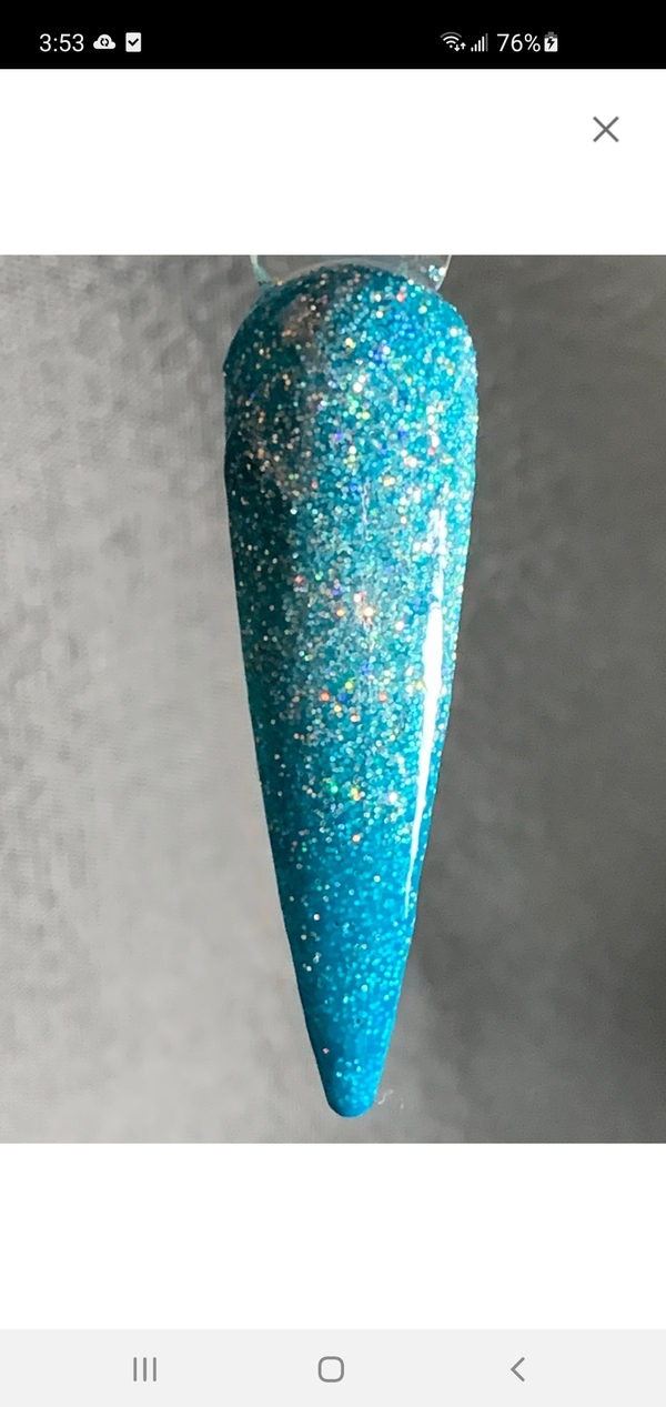 Nail polish swatch / manicure of shade Double Dipp'd Disco Hippie
