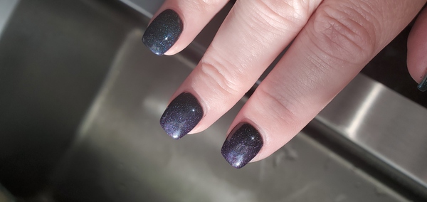 Nail polish swatch / manicure of shade Double Dipp'd Fantasia