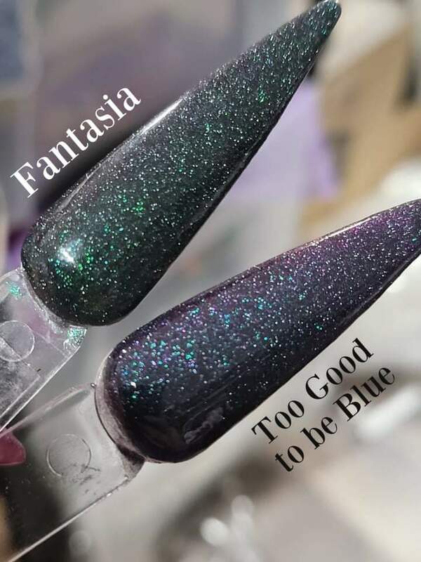 Nail polish swatch / manicure of shade Double Dipp'd Fantasia