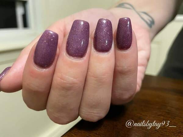 Nail polish swatch / manicure of shade Double Dipp'd Getting' Chilly