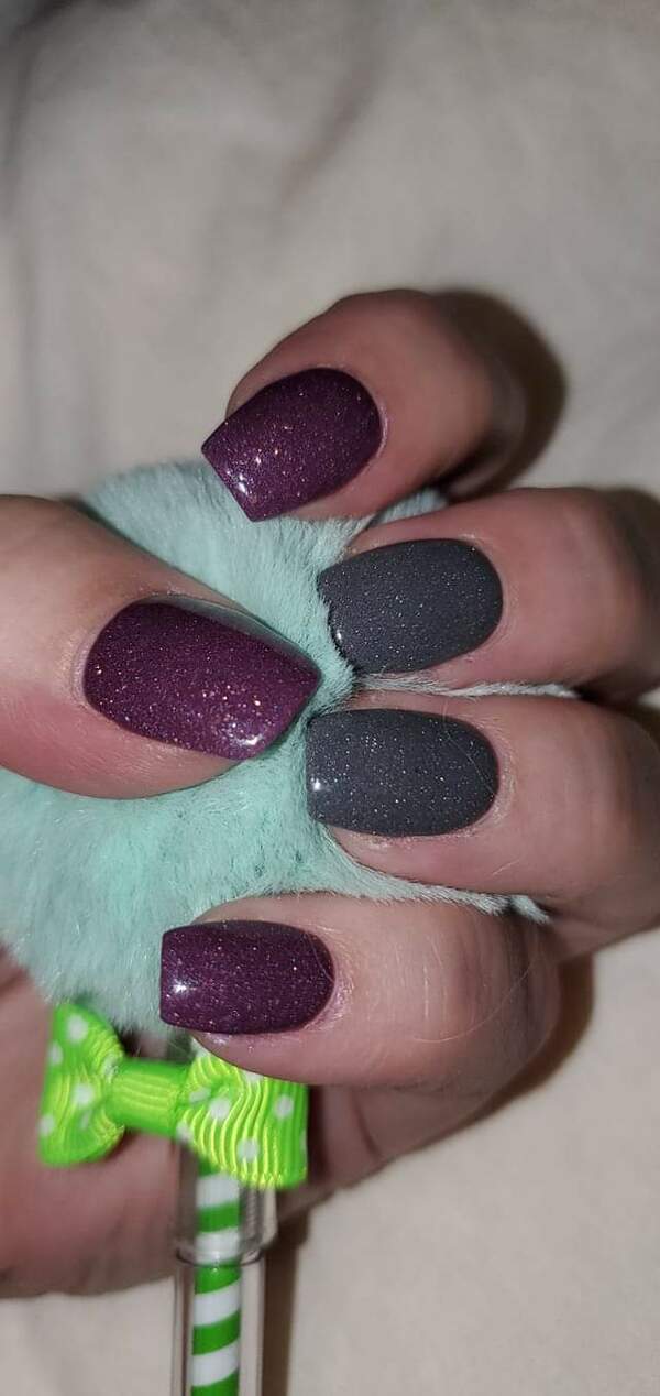 Nail polish swatch / manicure of shade Double Dipp'd Getting' Chilly