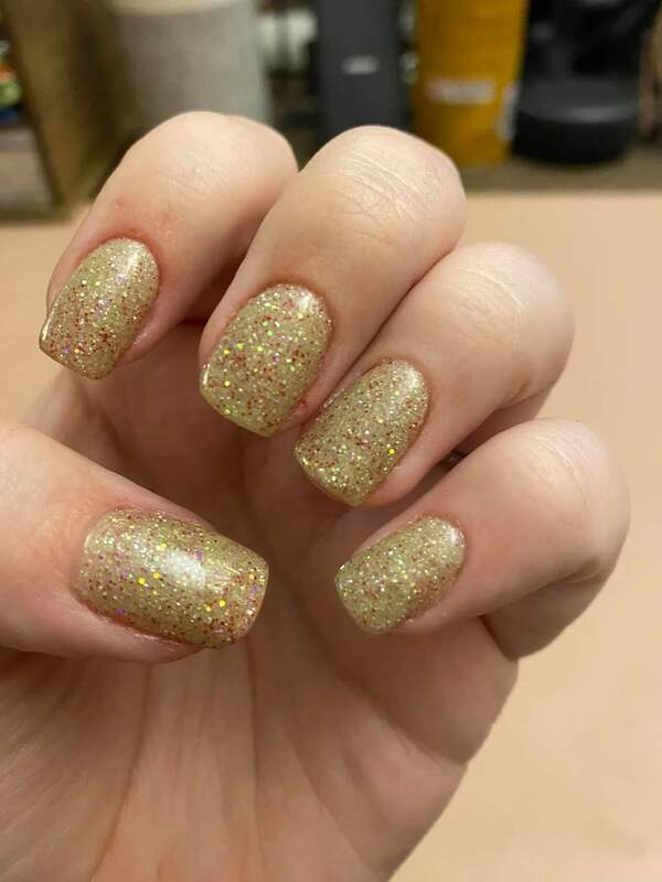 Nail polish swatch / manicure of shade Double Dipp'd Ice Cream Sundae