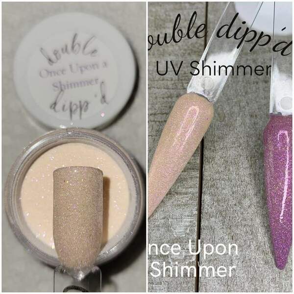 Nail polish swatch / manicure of shade Double Dipp'd Once Upon a Shimmer