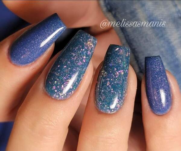 Nail polish swatch / manicure of shade Double Dipp'd Tricked Ya!