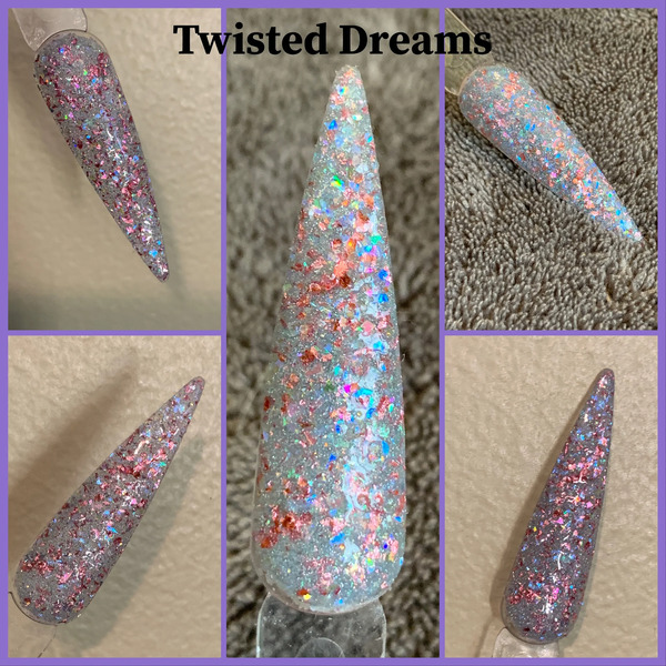 Nail polish swatch / manicure of shade Jewels Dips Twisted Dreams
