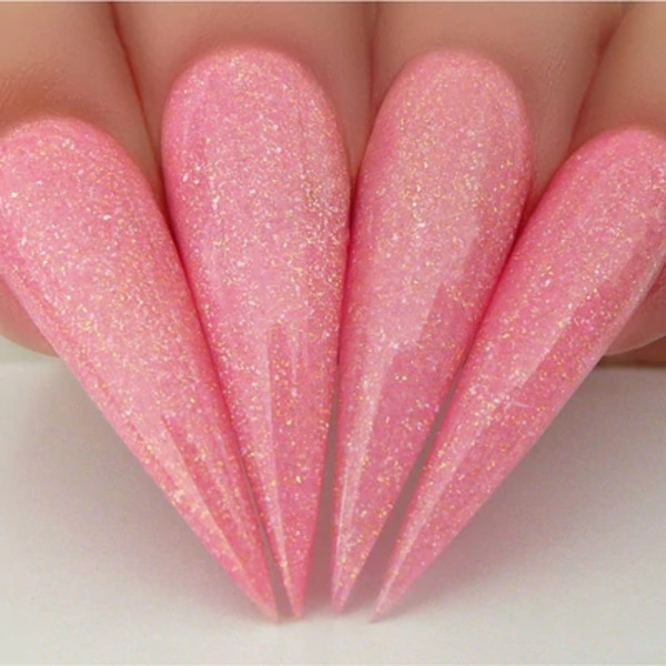 Nail polish swatch / manicure of shade Kiara Sky Pink and Proper