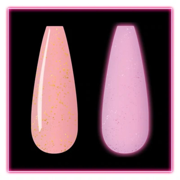 Nail polish swatch / manicure of shade Kiara Sky Pink and Proper