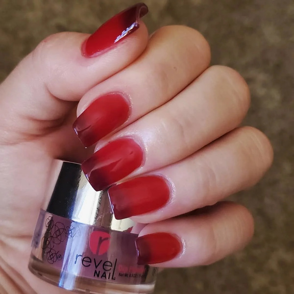 Nail polish swatch / manicure of shade Revel Portia