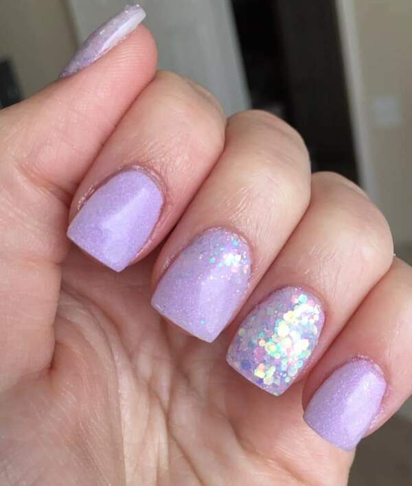 Nail polish swatch / manicure of shade Sparkle and Co. Unicorn Fierce