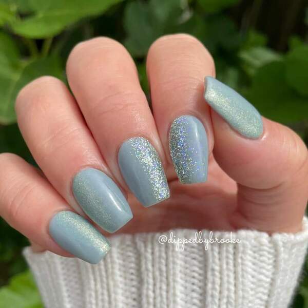 Nail polish swatch / manicure of shade Sparkle and Co. Zen Moment