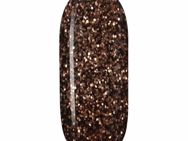 Nail polish swatch / manicure of shade Sparkle and Co. Coffee Run Fierce