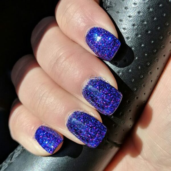 Nail polish swatch / manicure of shade Sparkle and Co. I'm So Xtra