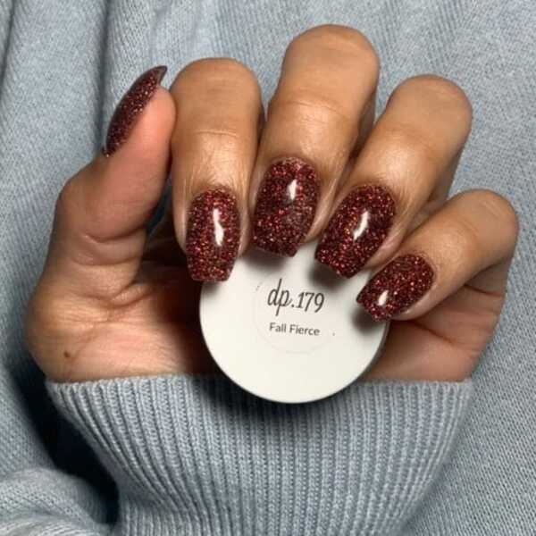 Nail polish swatch / manicure of shade Sparkle and Co. Fall Fierce