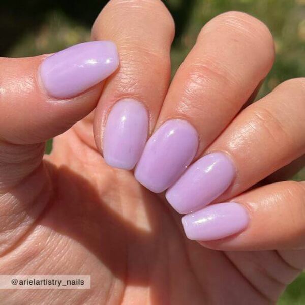 Nail polish swatch / manicure of shade Sparkle and Co. Delicate Lilac