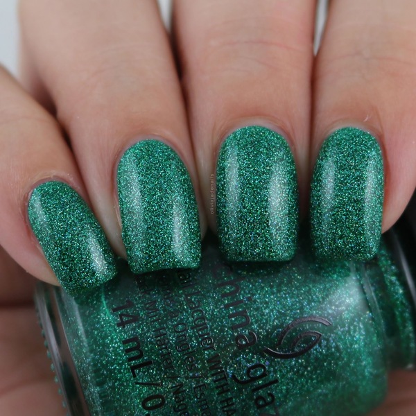 Nail polish swatch / manicure of shade China Glaze Free to be Sesame