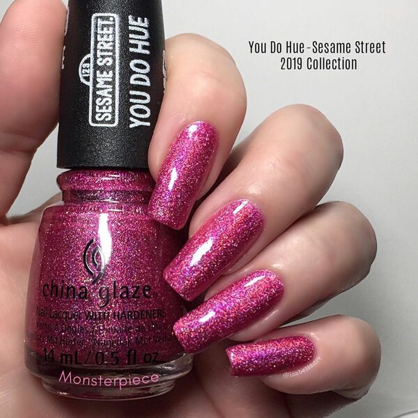 Nail polish swatch / manicure of shade China Glaze Monsterpiece