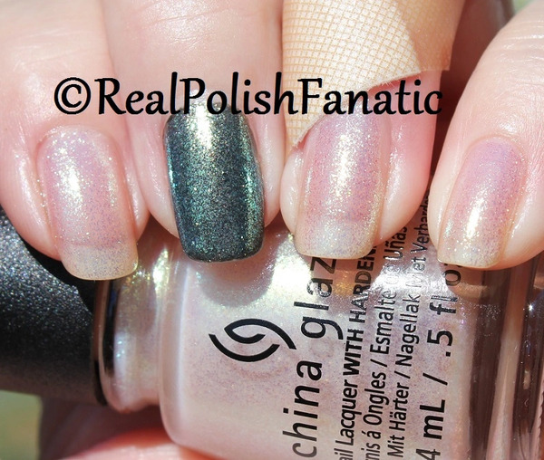 Nail polish swatch / manicure of shade China Glaze Queen, Please!