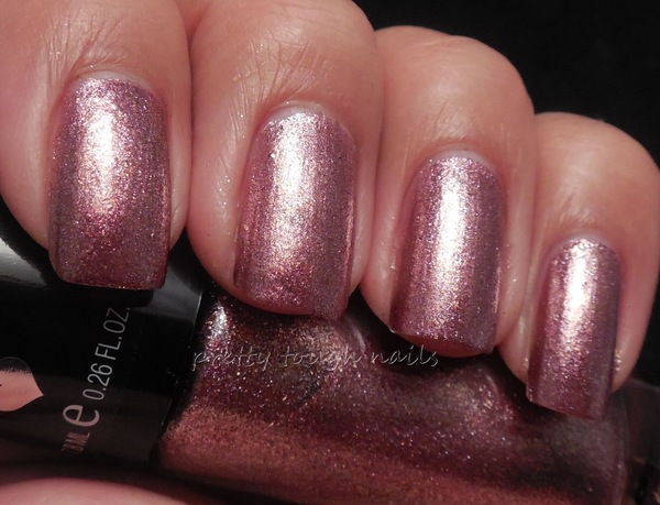 Nail polish swatch / manicure of shade Hard Candy Crush on Raisin