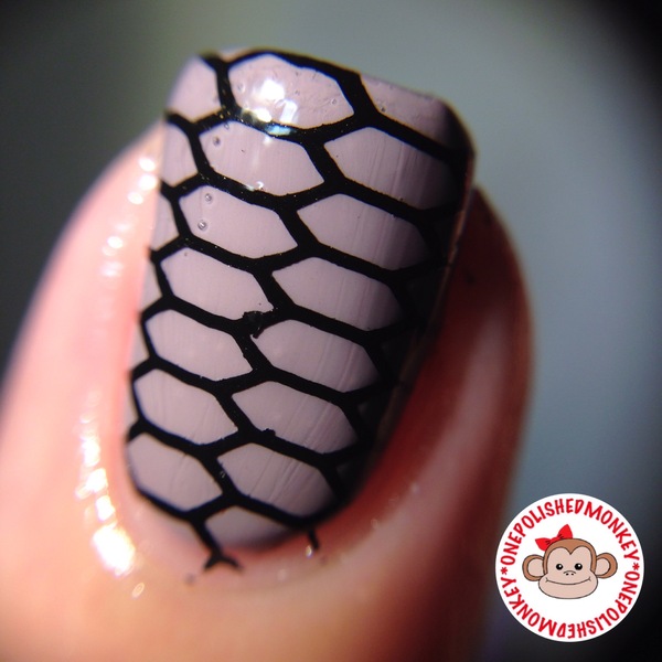 Nail polish swatch / manicure of shade Pop-arazzi Mauvie Night