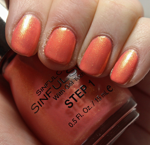 Nail polish swatch / manicure of shade Sinful Colors I Ain't Jambalayan