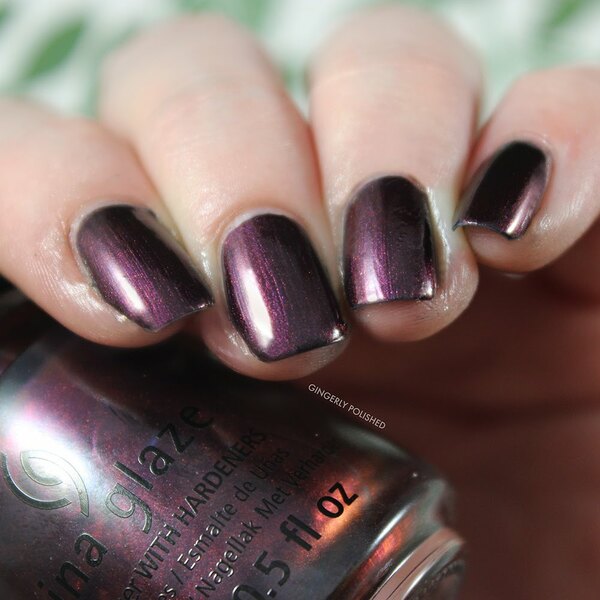 Nail polish swatch / manicure of shade China Glaze Keep it Realm