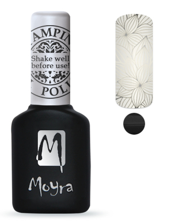 Nail polish swatch / manicure of shade Moyra Gel Foil Stamping Polish