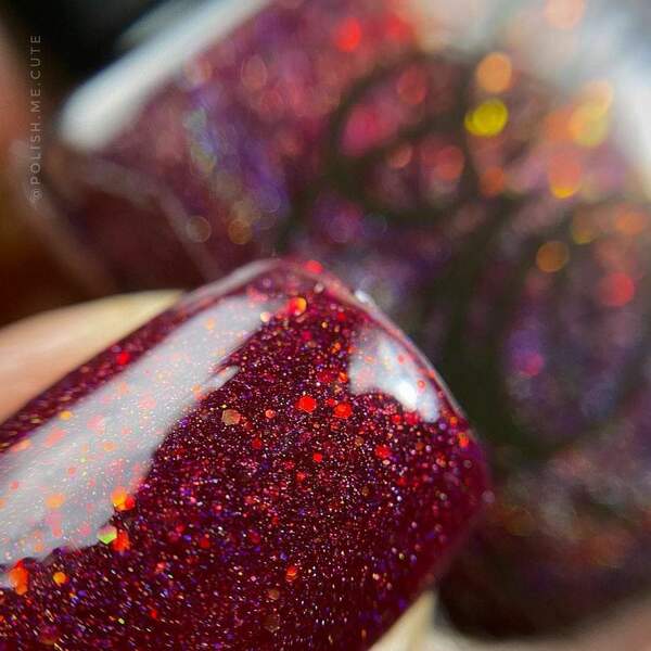 Nail polish swatch / manicure of shade Envy Lacquer Sumac That