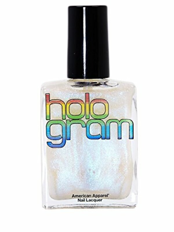 Nail polish swatch / manicure of shade American Apparel Hologram