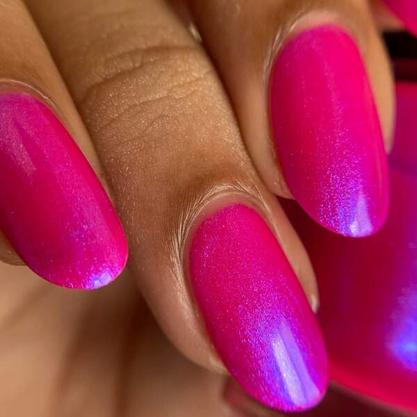 Nail polish swatch / manicure of shade Phoenix indie polish I Blow Stuff Up