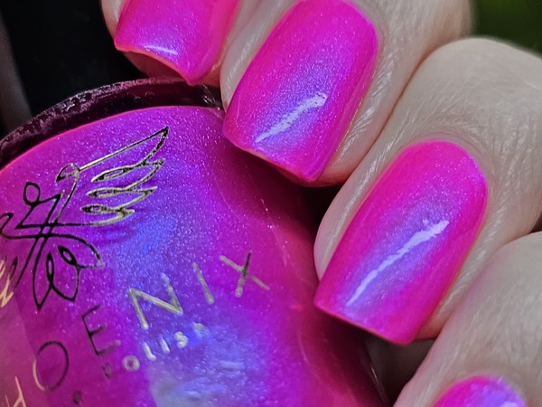 Nail polish swatch / manicure of shade Phoenix indie polish I Blow Stuff Up