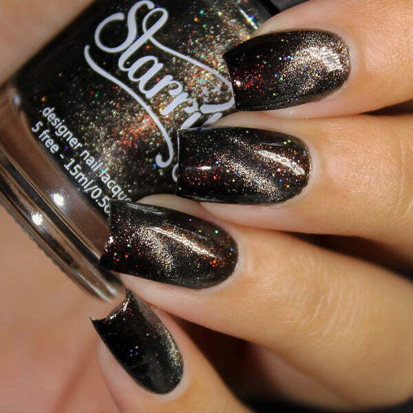 Nail polish swatch / manicure of shade Starrily Mercury