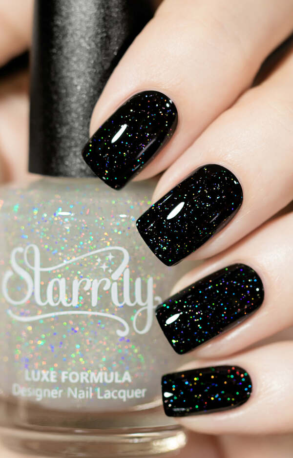 Nail polish swatch / manicure of shade Starrily Stars