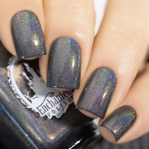 Nail polish swatch / manicure of shade Enchanted Polish Disgruntled Pelican