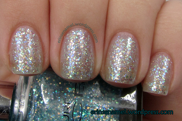 Nail polish swatch / manicure of shade Pure Ice Over You (original version)