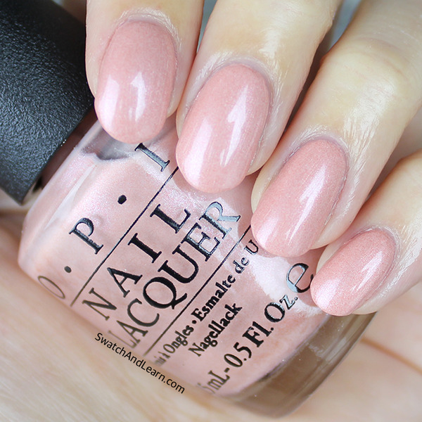 Nail polish swatch / manicure of shade OPI Humidi-tea