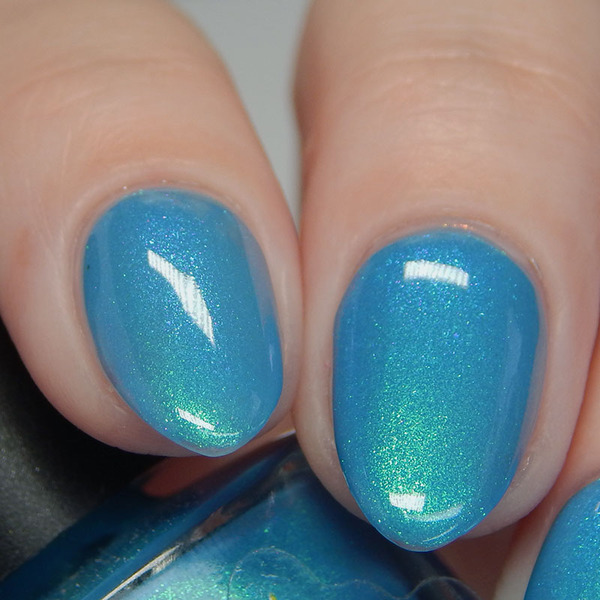 Nail polish swatch / manicure of shade Starbeam Radscorpion